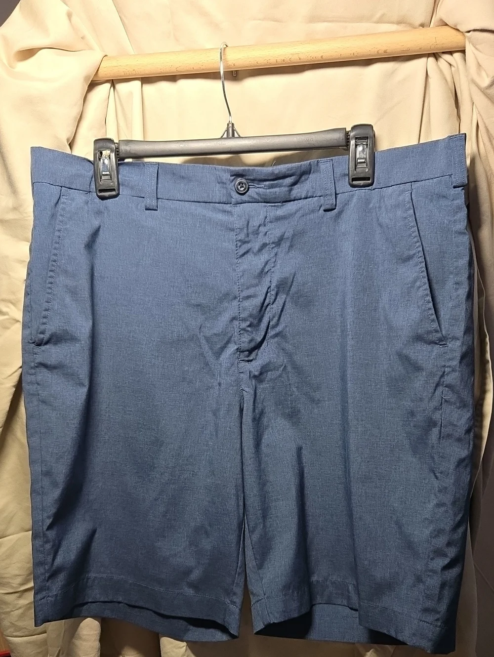 PGA Tour Blue Men's Flat Front Shorts